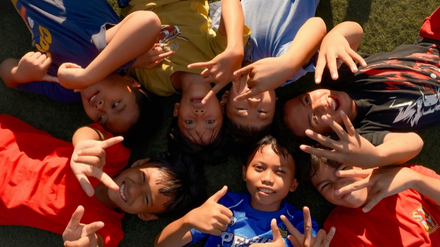 Joyful children